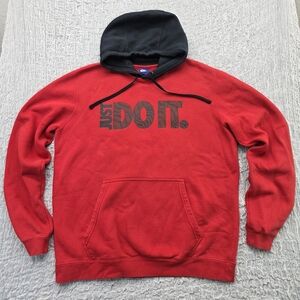 Red Nike Men's Hoodie